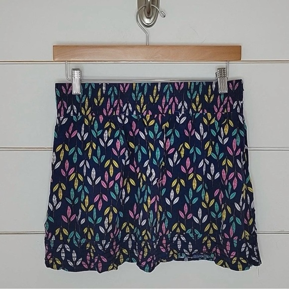 Mimi Chica Multicolor Leaf Print Mini Skirt Size M - Picture 3 of 5